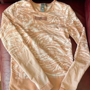 Stella McCartney for Adidas Athleisure top pink white spring knit